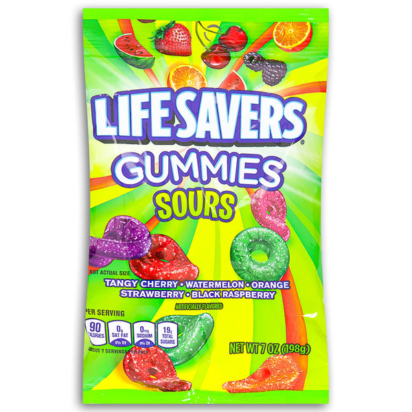 Life Savers Gummies Sours 7oz - 12 Pack