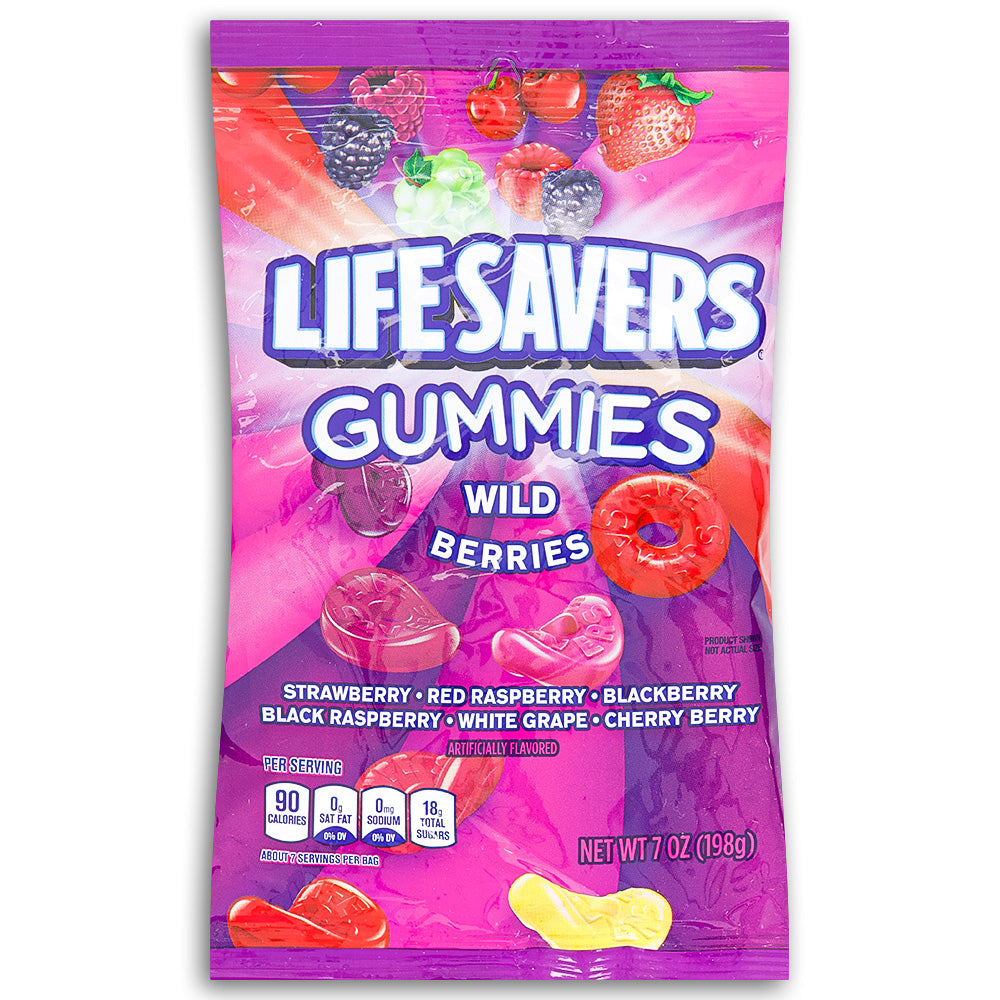 Life Savers Gummies Wild Berries 7oz - 12 Pack