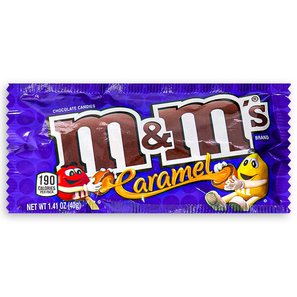 M&M's Caramel Milk Chocolate Candies 1.41oz - 24 Pack