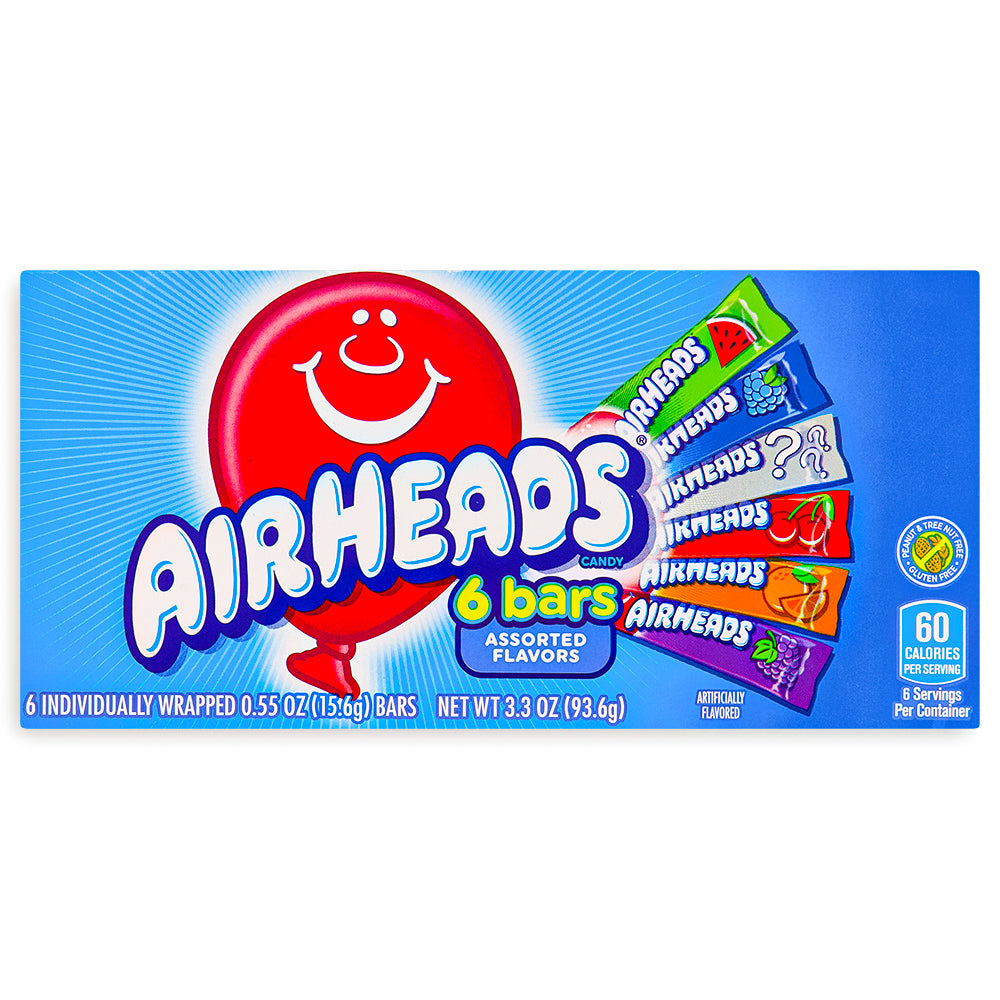 AirHeads 6 Bars Theatre Pack - 12 Pack