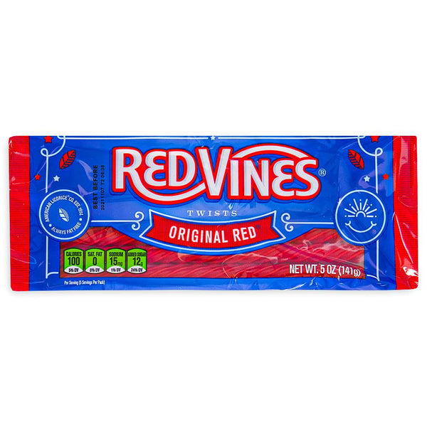 Red Vines Original Red Licorice Twists 5oz 24 Pack