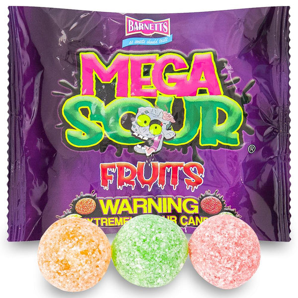 Barnetts Mega Sour Fruits UK 104g - 12 Pack