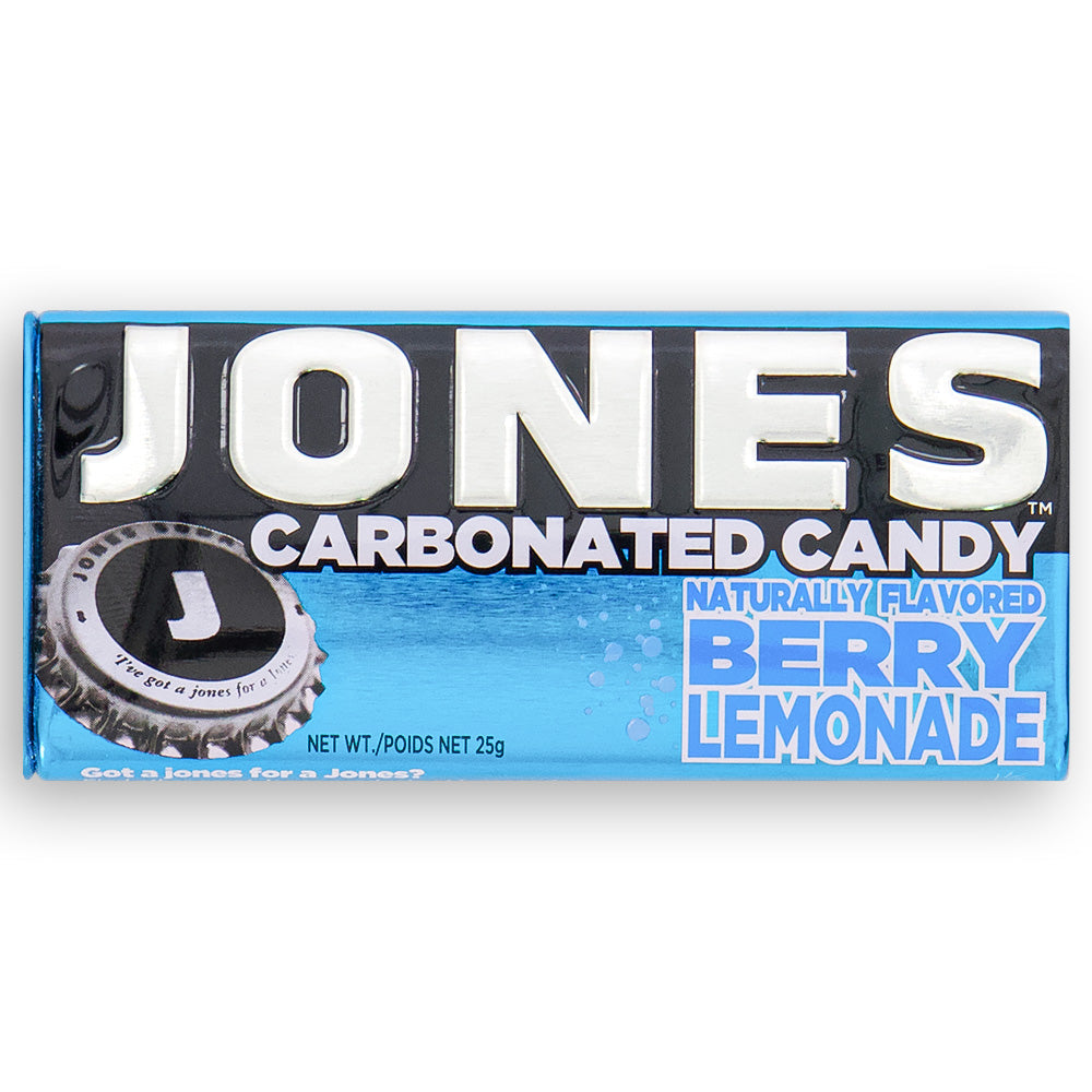 Jones Carbonated Candy Berry Lemonade - 8 Pack