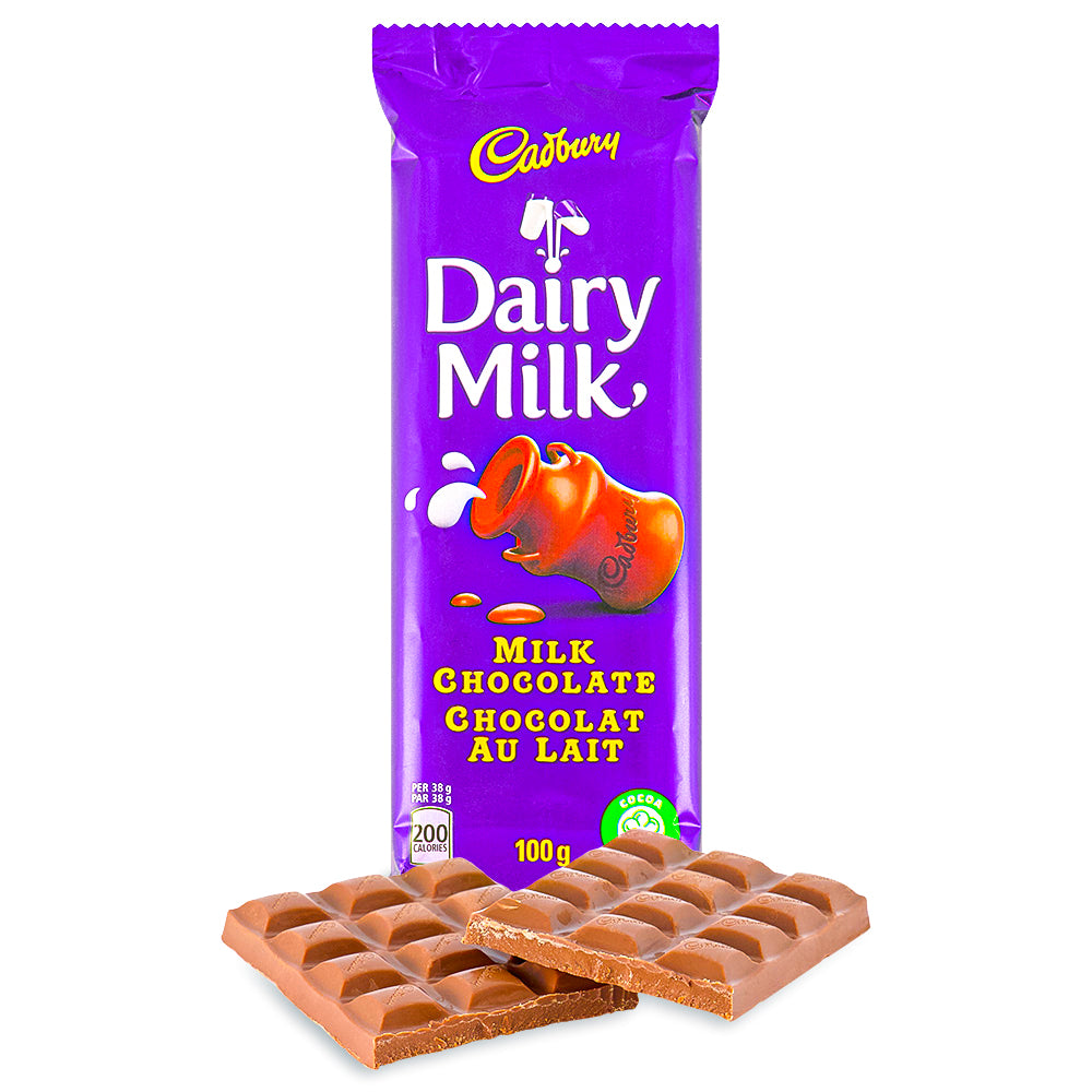 Cadbury Dairy Milk Chocolate Bar 100g - 24 Pack