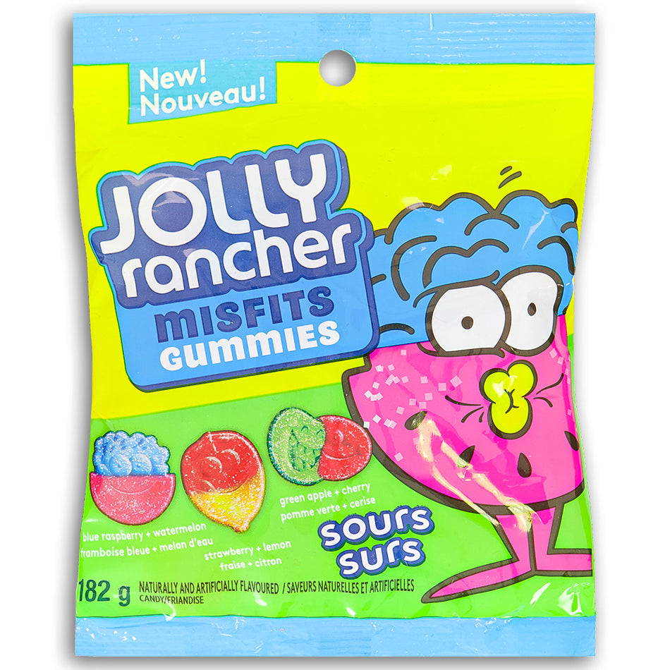 Jolly Rancher Misfits Gummies Sours Candy 182g - 10 Pack