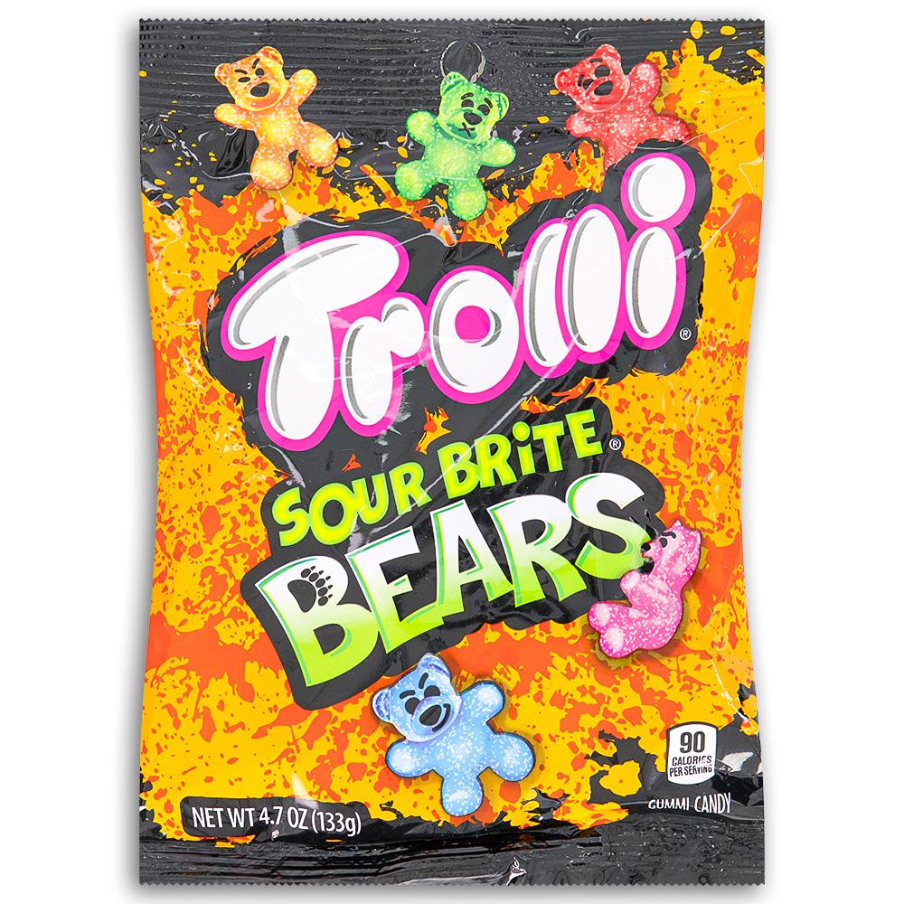 Trolli Sour Brite Bears Gummy Candy 133g