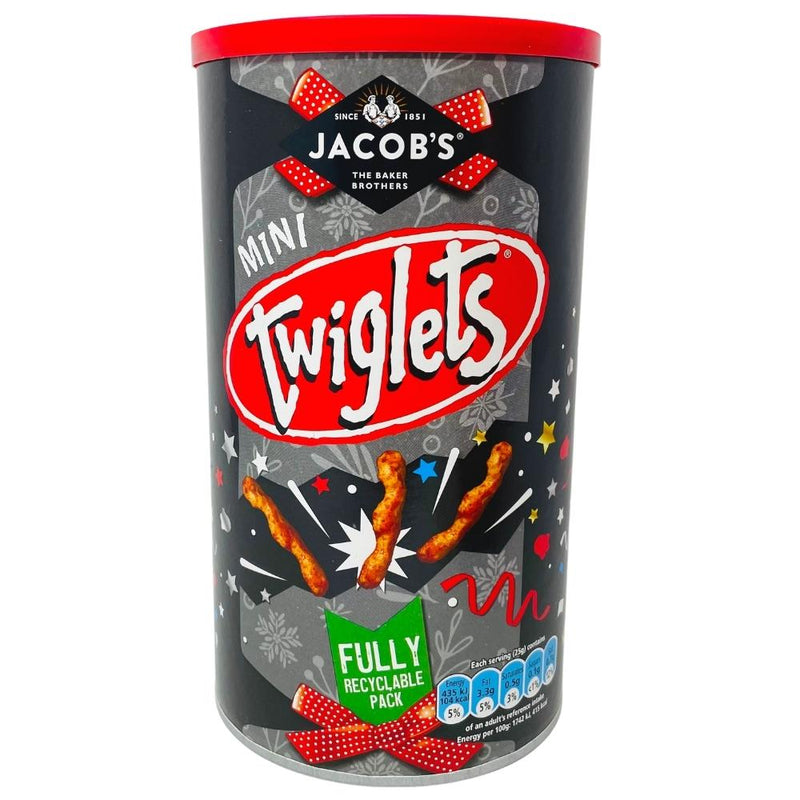 Jacobs Twiglets Marmite Biscuit Snack Caddy 260g UK - 12 Pack