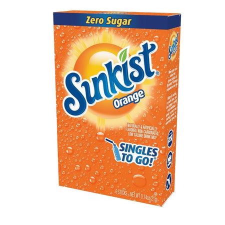 Sunkist Singles To Go Orange - 12 Pack