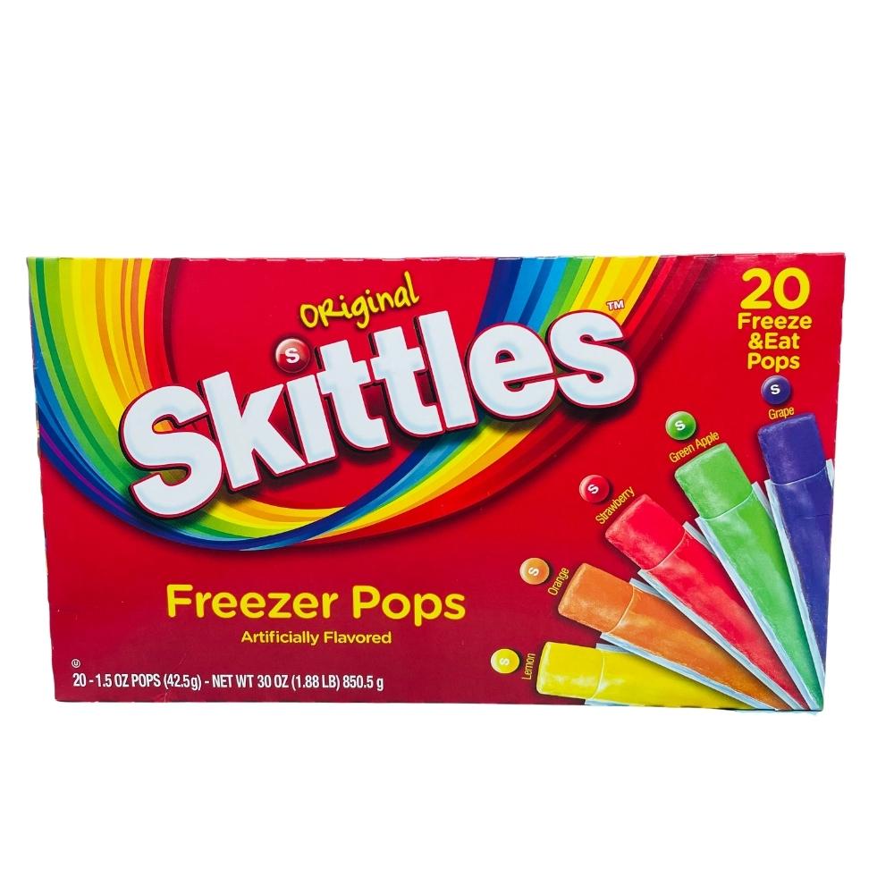 Jel Sert Original Skittles Candy Freezer Pops 12 Pack iwholesalecandy.ca