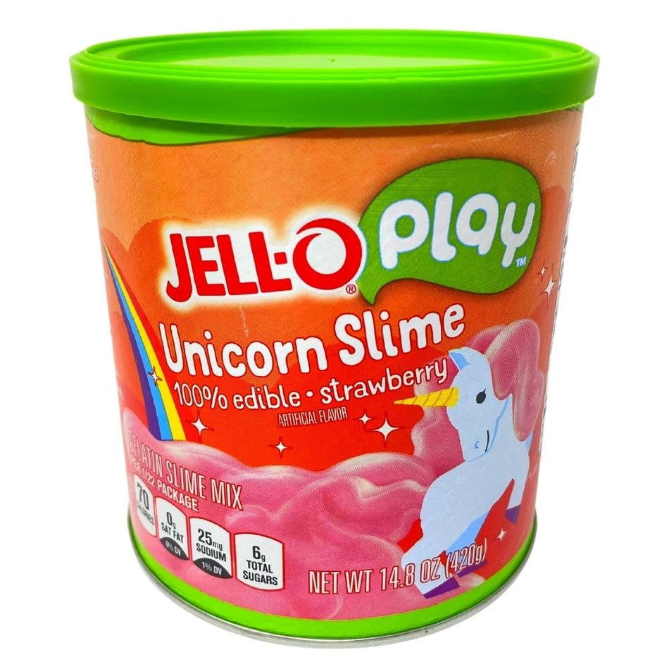 Jell-o Play Unicorn Slime 14.8oz - 6 Pack American Snacks