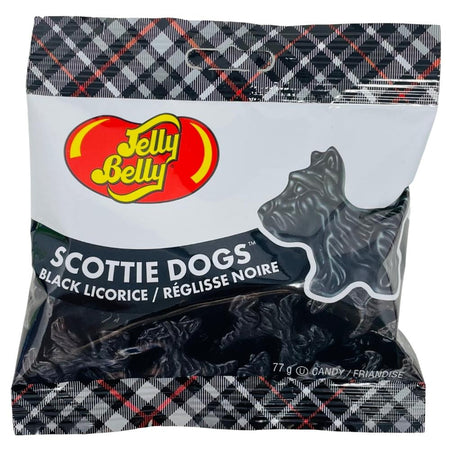 Jelly Bell Scottie Dog Black Licorice 77g - 12 Pack - Jelly Belly Canada