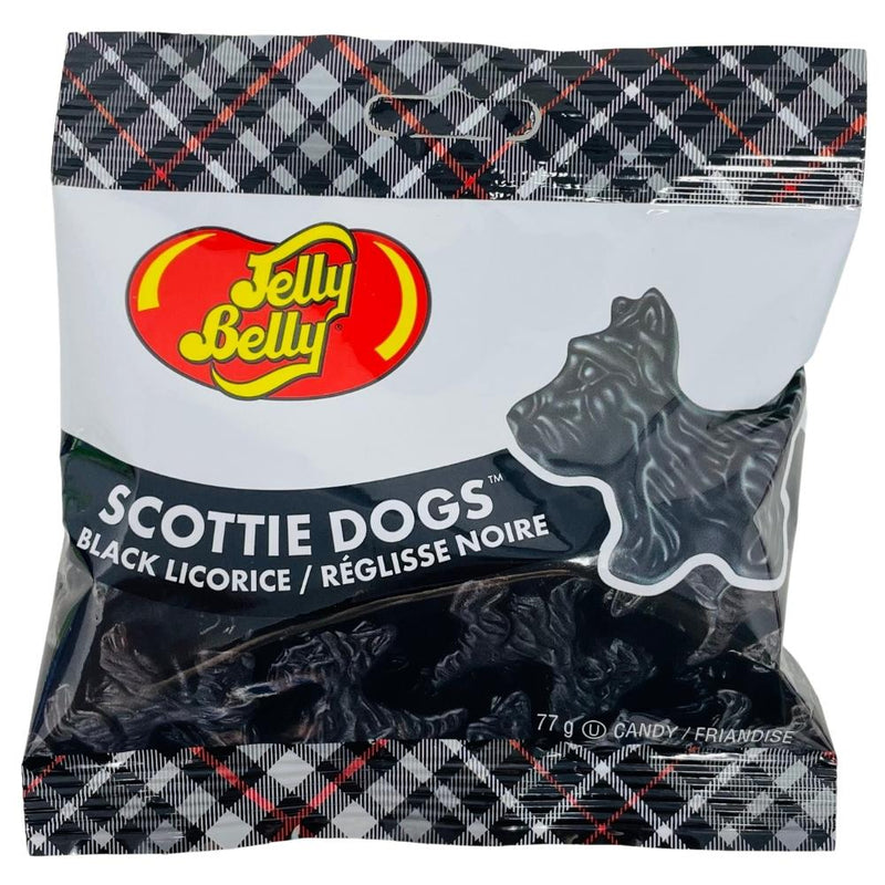 Jelly Belly Scottie Dog Black Licorice 77g 12 Pack
