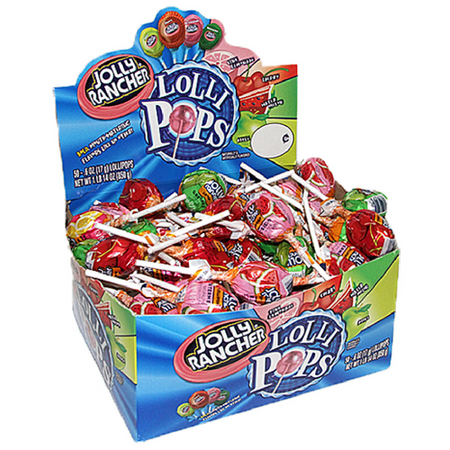 Jolly Rancher Assorted Lollipops Retro Candy at Wholesale Prices