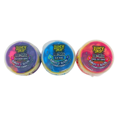 juicy drop remix sweet and sour candy dispenser