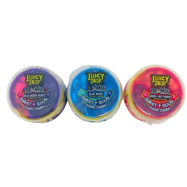 juicy drop remix sweet and sour candy dispenser