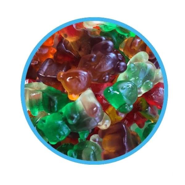 CCC Jumbo Assorted Gummi Grizzly Bears Candy 2.5kg