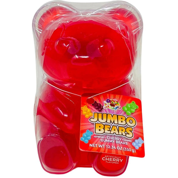 Assorted JUMBO Gummy Bears 12oz - 12 Pack