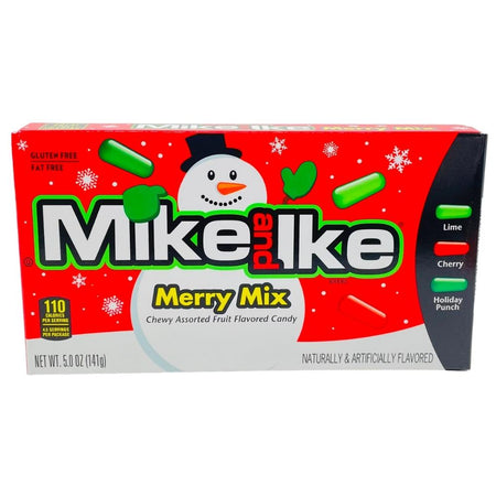 Mike and Ike Merry Mix Theater Box - 12 Pack Christmas Candy from Mike and Ike