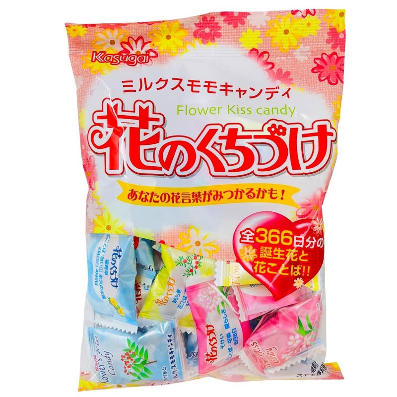 Kasugai Hana No Kuchizuke Flower Kiss Candy 135g (Japan) - 12 Pack