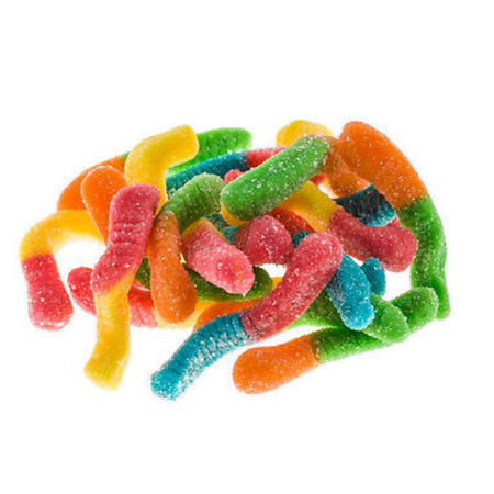 Kervan Gummi Neon Worms Bulk Candy-Halal Candies