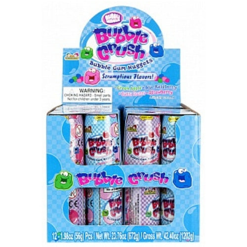 Kidsmania Bubble Crush Bubble Gum Nuggets Soda Cans Wholesale Candy