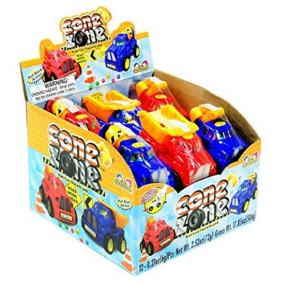 Kidsmania Cone Zone Construction Truck Candy Dispensers-Wholesale Candy Toronto