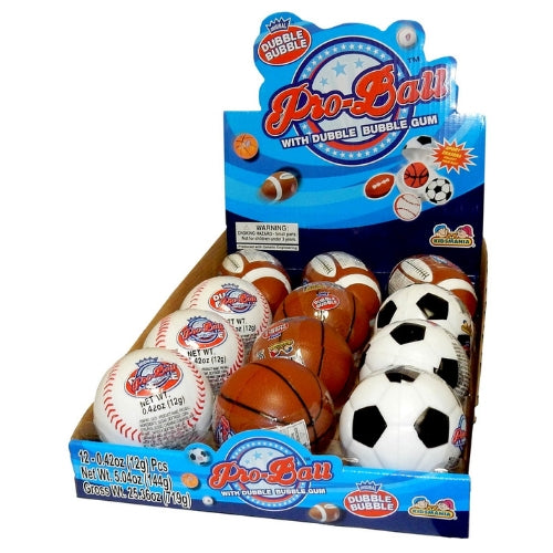Kidsmania Dubble Bubble Pro Ball 0.42oz - 12 Pack