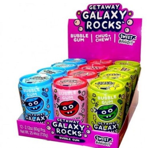 Kidsmania Getaway Galaxy Rocks Bubble Gum-Wholesale Candy Toronto