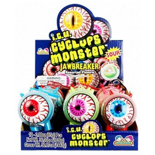 Kidsmania ICU Cyclops Monster Jawbreakers-Wholesale Candy