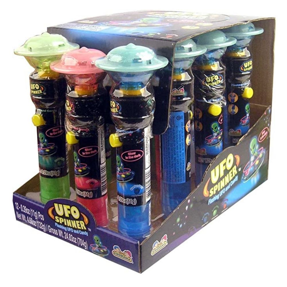 Kidsmania UFO Spinner Pop 0.39oz - 12CT