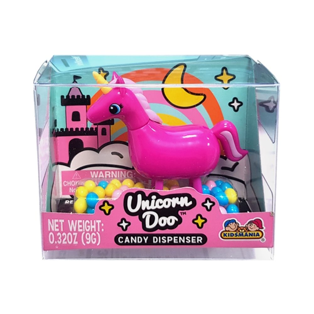 Kidsmania Unicorn Doo Candy Dispenser .32 oz. - 12 CT