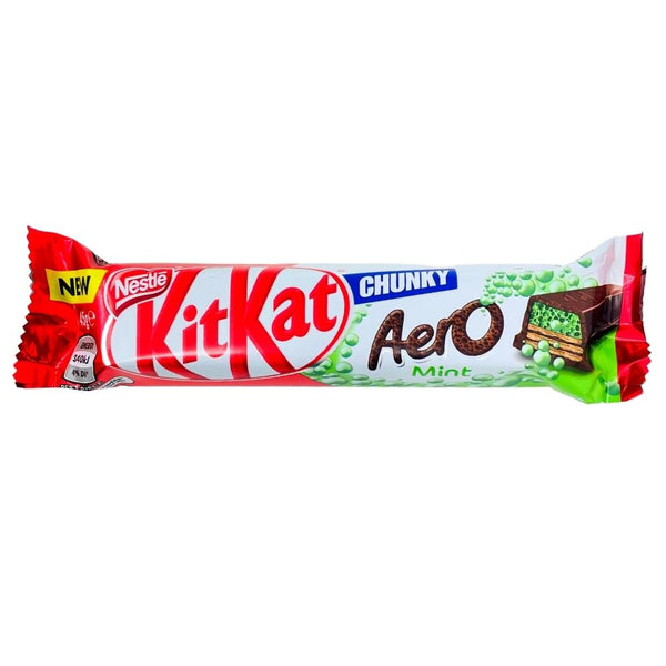 Nestle Kit Kat Chunky Aero Mint chocolate Australia candy wholeasle
