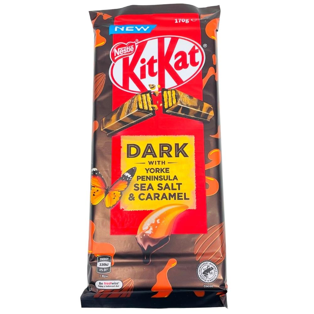 Kit Kat Dark Sea Salt & Caramel 170g (Aus) - 12 Pack