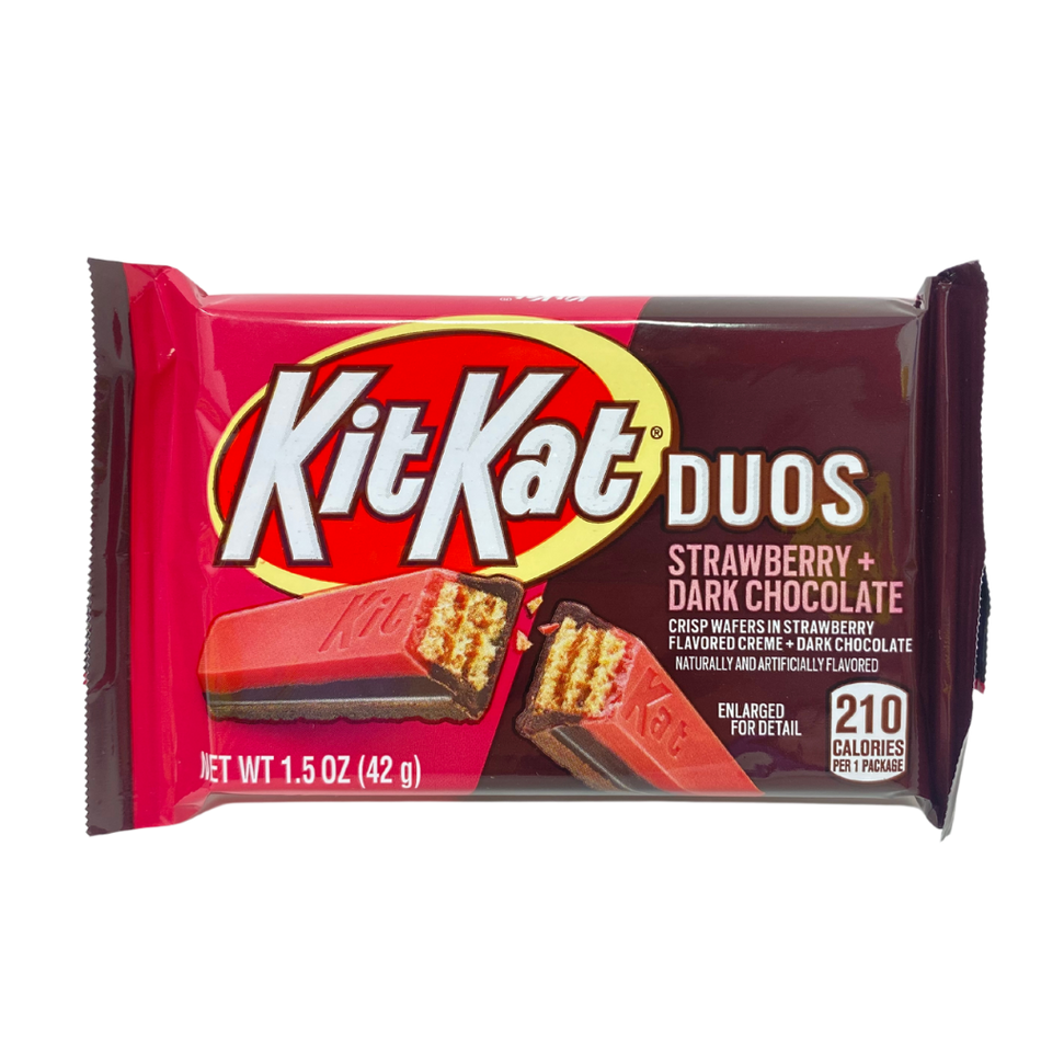 kit kat duos strawberry and dark chocolate new american hershey bar 24 pack candy wholesale iwholesalecandy.ca