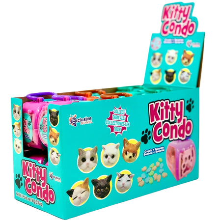 Kitty Condo Candy Toy 8g - 12CT Candy Toy Collectibles w/ cat Surprise! - kids exclusive brands wholesale candies - canada