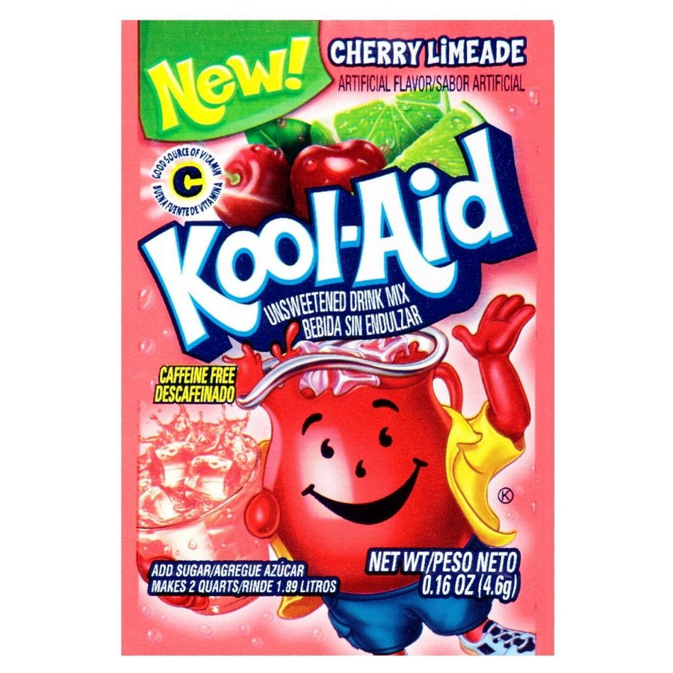Kool-Aid Cherry Limeade Drink Mix Packet - 48 Pack