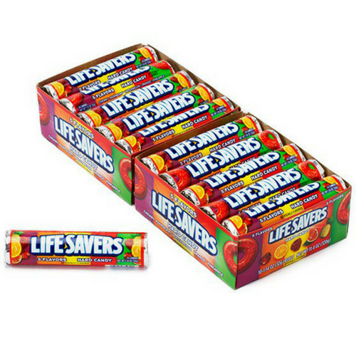 Life Savers Hard Candy 5 Flavors-Retro Candy 20CT