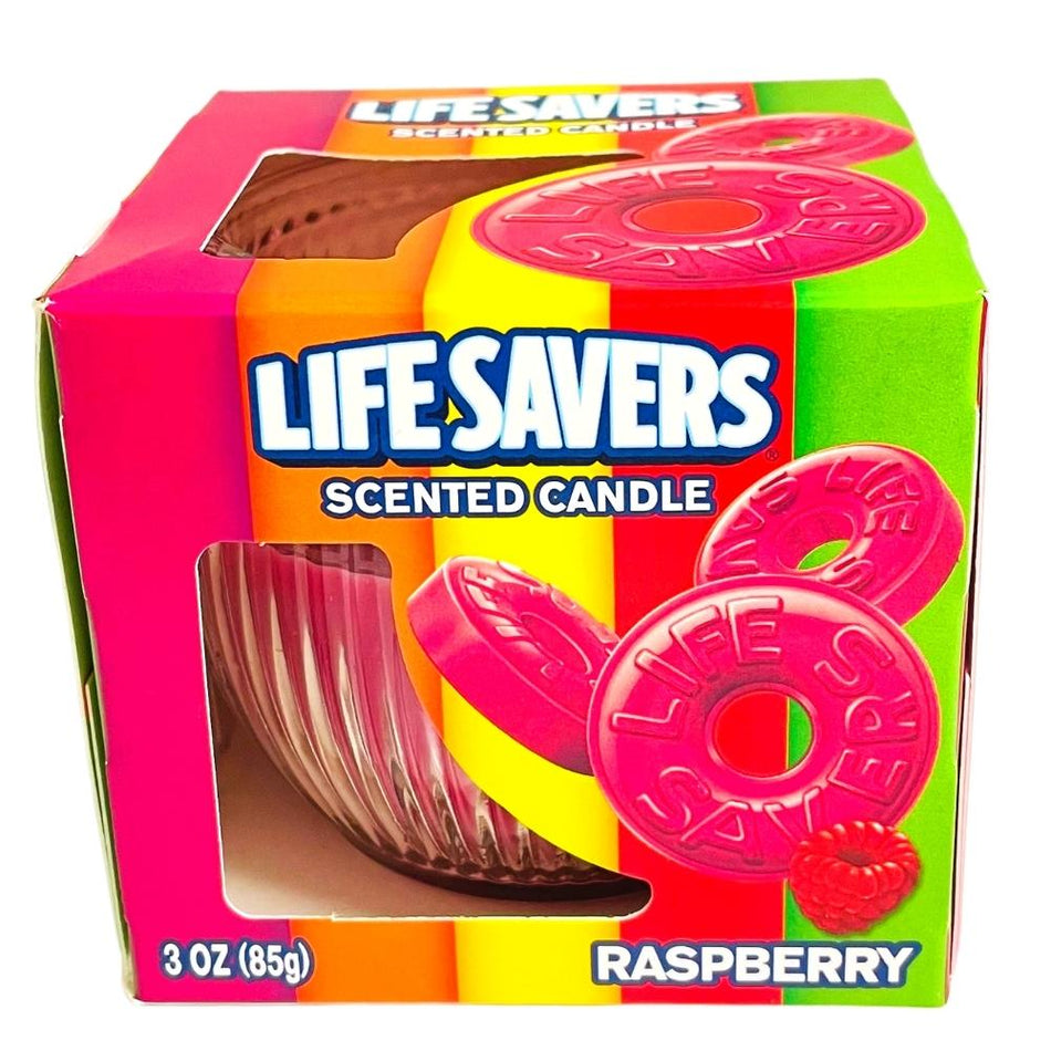 Lifesavers Scented Candle Raspberry 3oz - 8 Pack