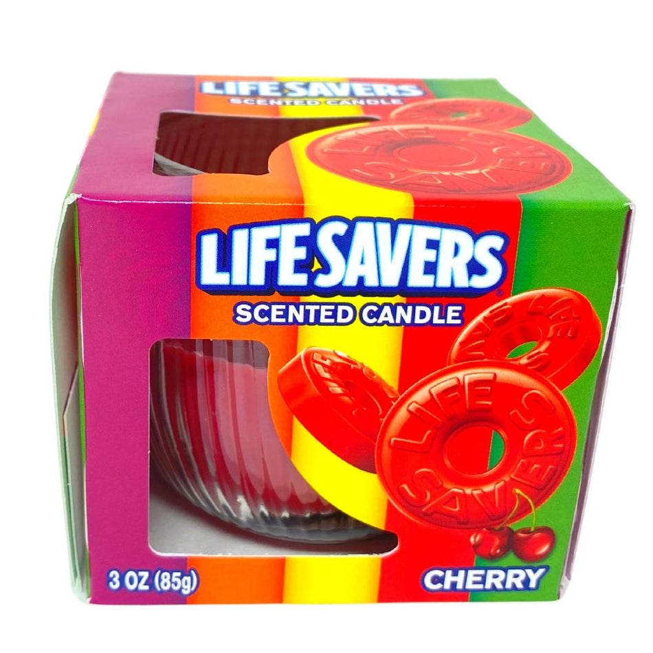 Life Savers Scented Candle Cherry 3oz - 8 Pack