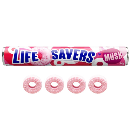 Lifesaver Musk Pastilles 34g (Aus) - 24 Pack