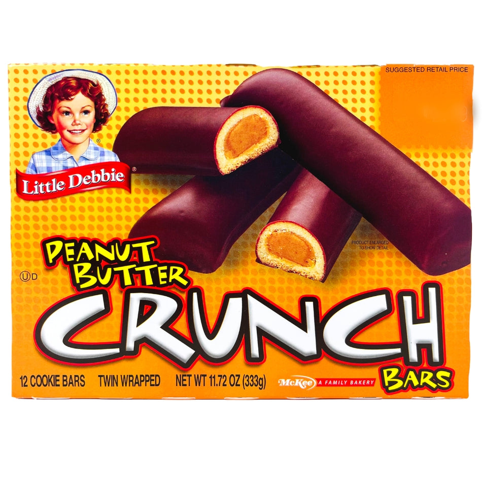 Little Debbie Peanut Butter Crunch Bars (12 Pieces) - 1 Box