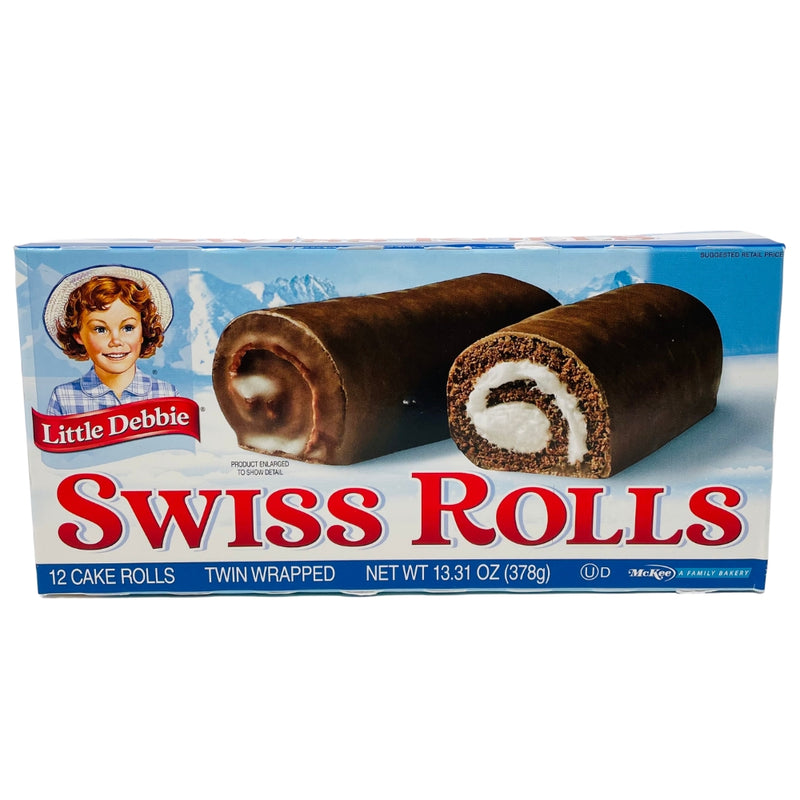 Little Debbie Swiss Rolls (6 Twin Packs) - 1 Box