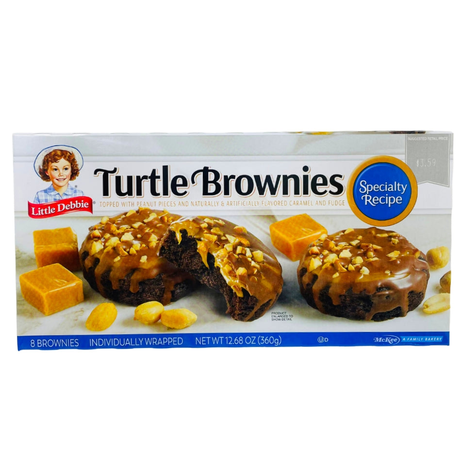 Little Debbie Turtle Brownies (8 Pieces) - 1 Box