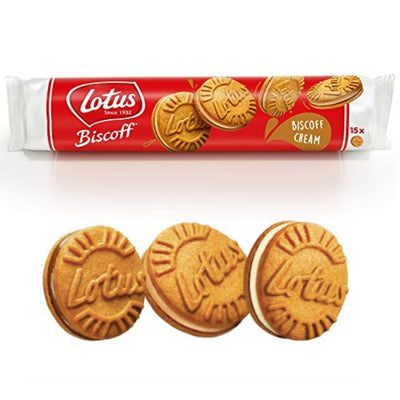 Lotus Sandwich Cookies Biscoff Cream 150g - 9 Pack