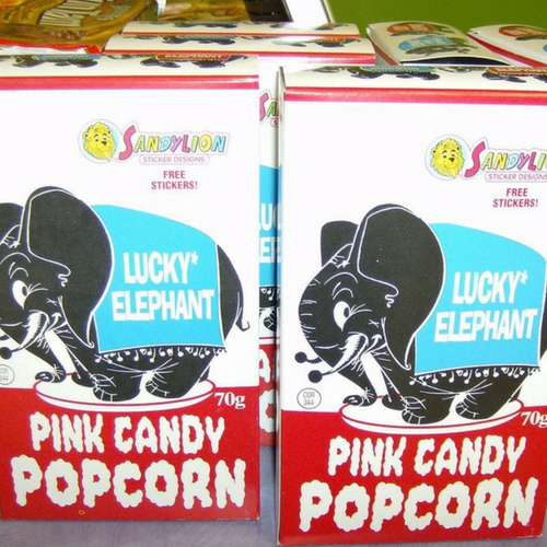 Luck Elephant Pink Candy Popcorn