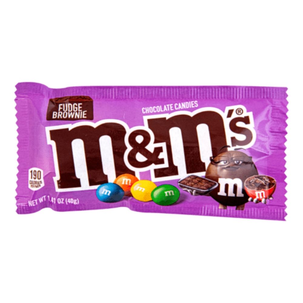 M & M’s Fudge Brownie Chocolate Candies-24 CT