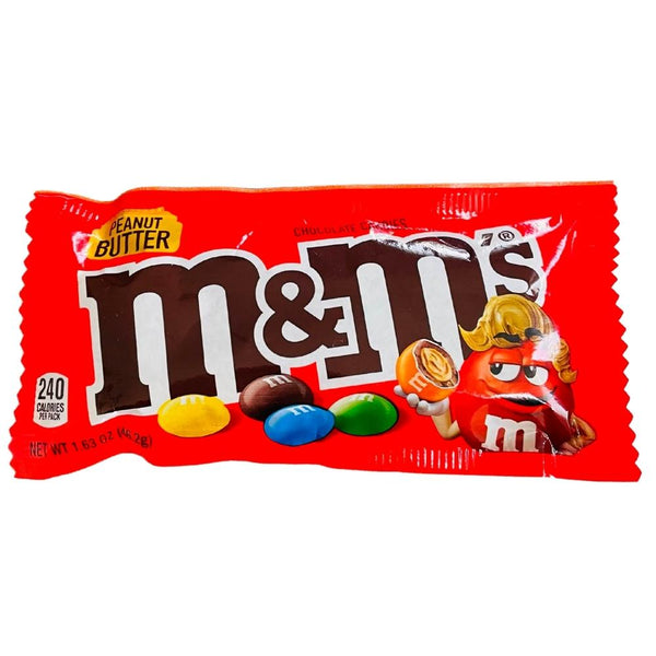M&M's Peanut Butter Chocolate Candies 1.63oz. - 24 Pack