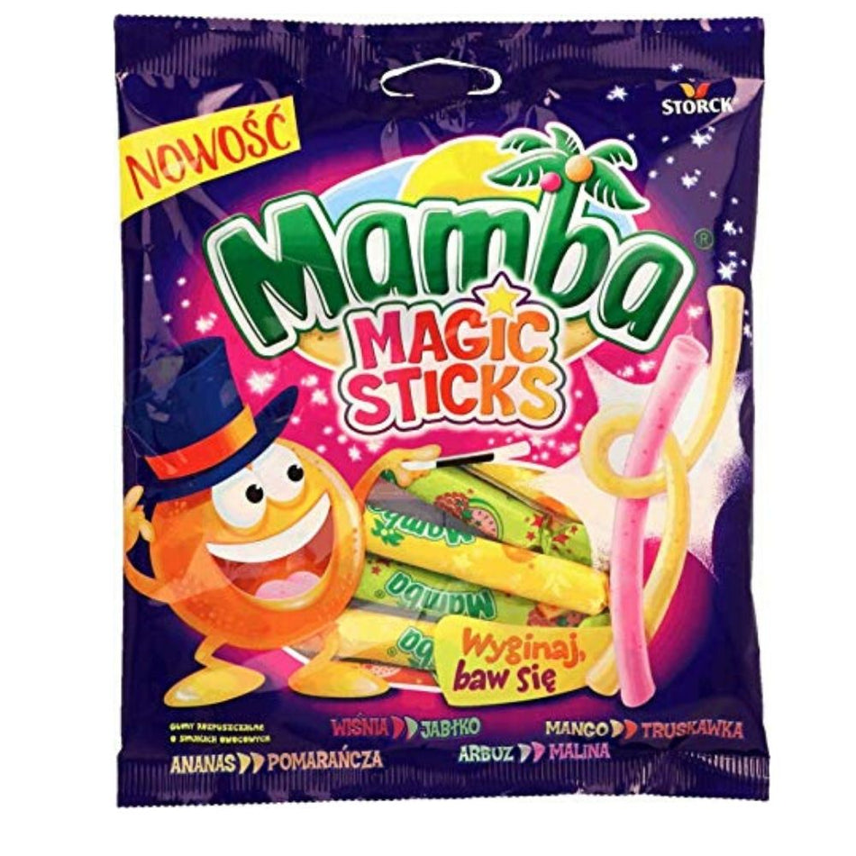 Mamba Magic Sticks Candies 150g - 24 Pack