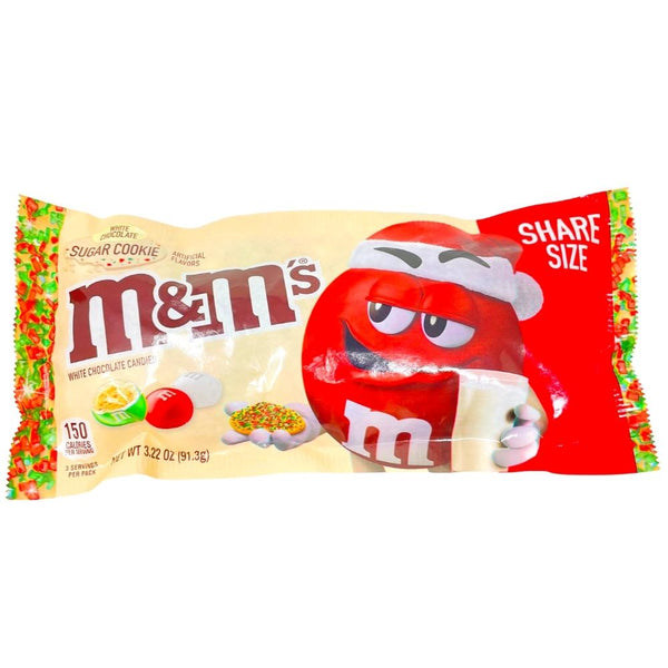 M&M's White Chocolate Sugar Cookie Share Size 3.22oz - 24 Pack