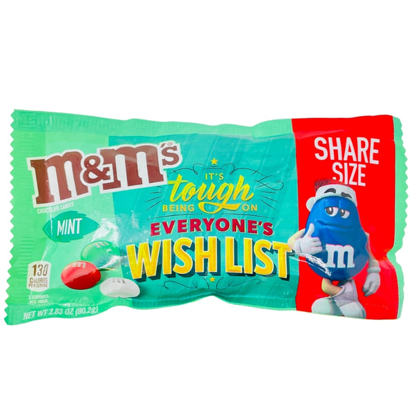 M&M's Holiday Mint Share Size 2.83oz - 24 Pack